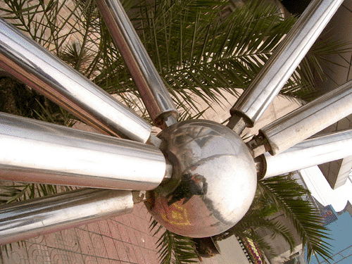 鄂州不锈钢螺栓球网架